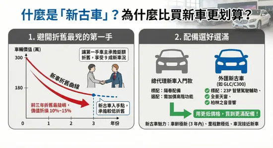 賓士二手車價格大公開！從 C300 到 GLC 外匯車，如何用國產車價入主賓士休旅車？