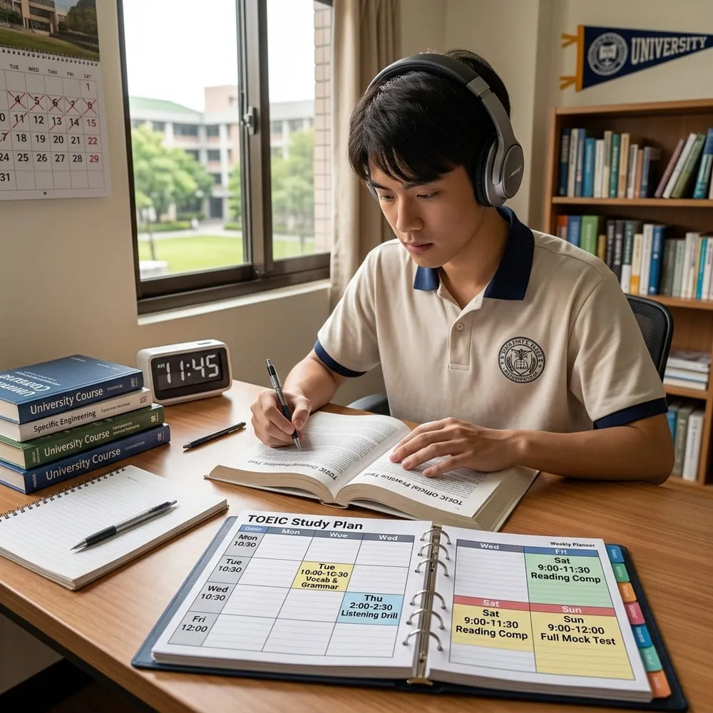 學生彈性安排多益讀書時間