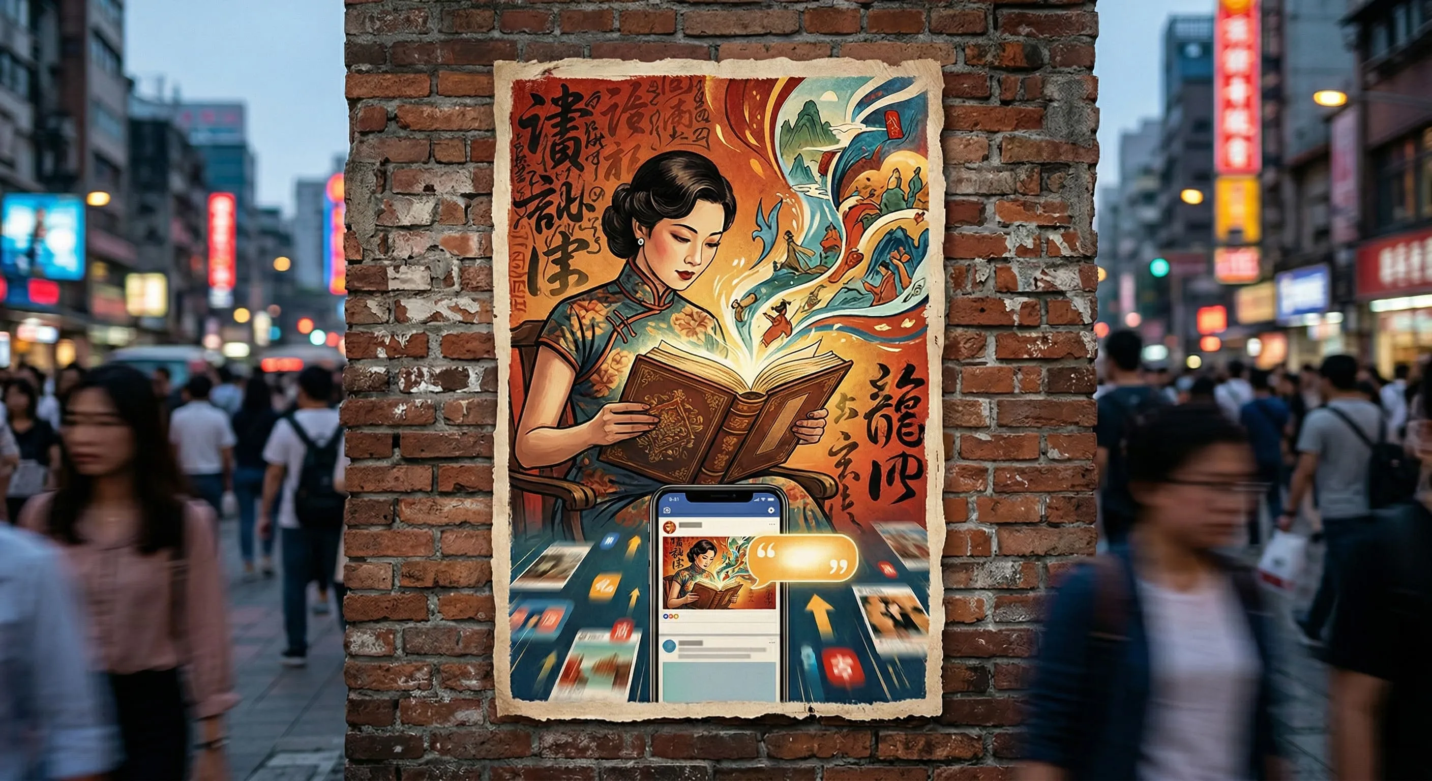 傳統書訊海報，已經很難打動滑世代的眼球