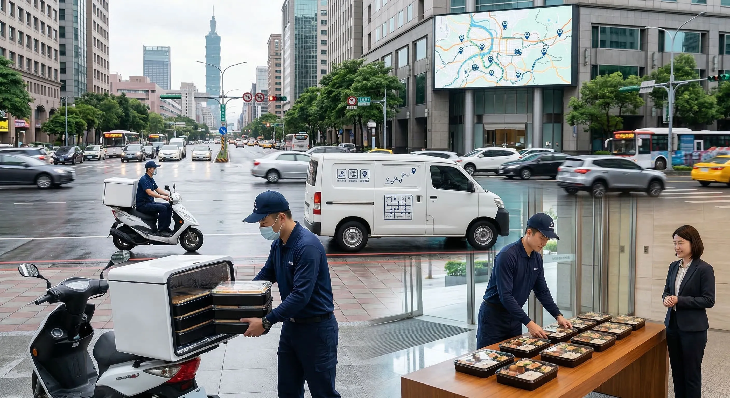 2-2突破時間與空間的限制：精準控管的雙北便當外送物流網