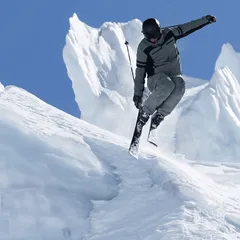 高端專業滑雪外套通常採用德式剪裁，不像傳統運動服那樣蓬鬆