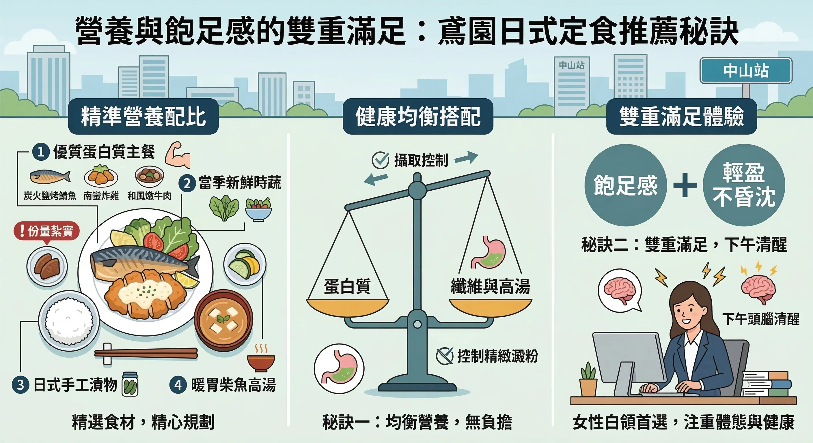 中山站日式定食