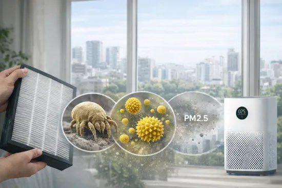 過敏源檢測怎麼做？HEPA 濾網如何有效清除塵蟎、