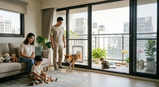 體貼毛小孩與幼童的居家設計