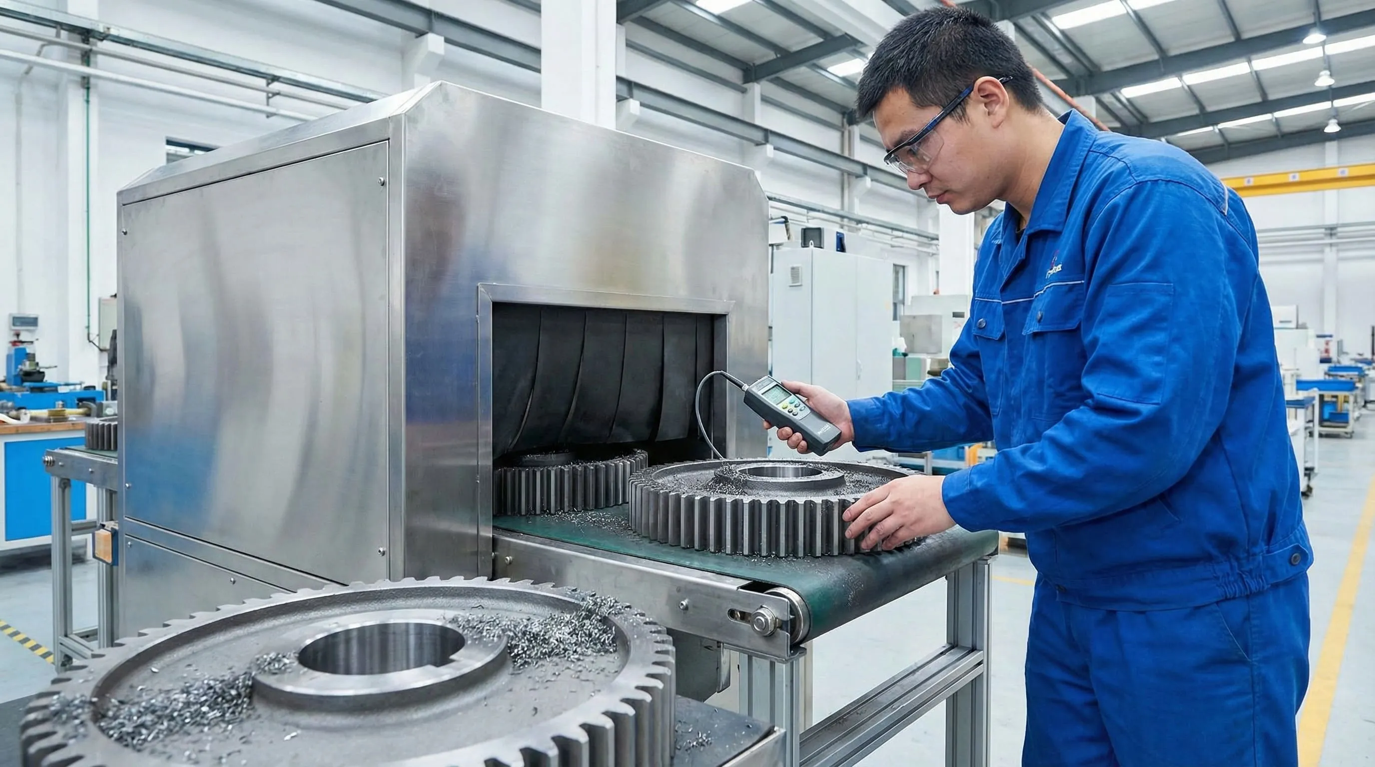 工件退磁退不乾淨?破解退磁剩磁標準,教你選對隧道式退磁機與量