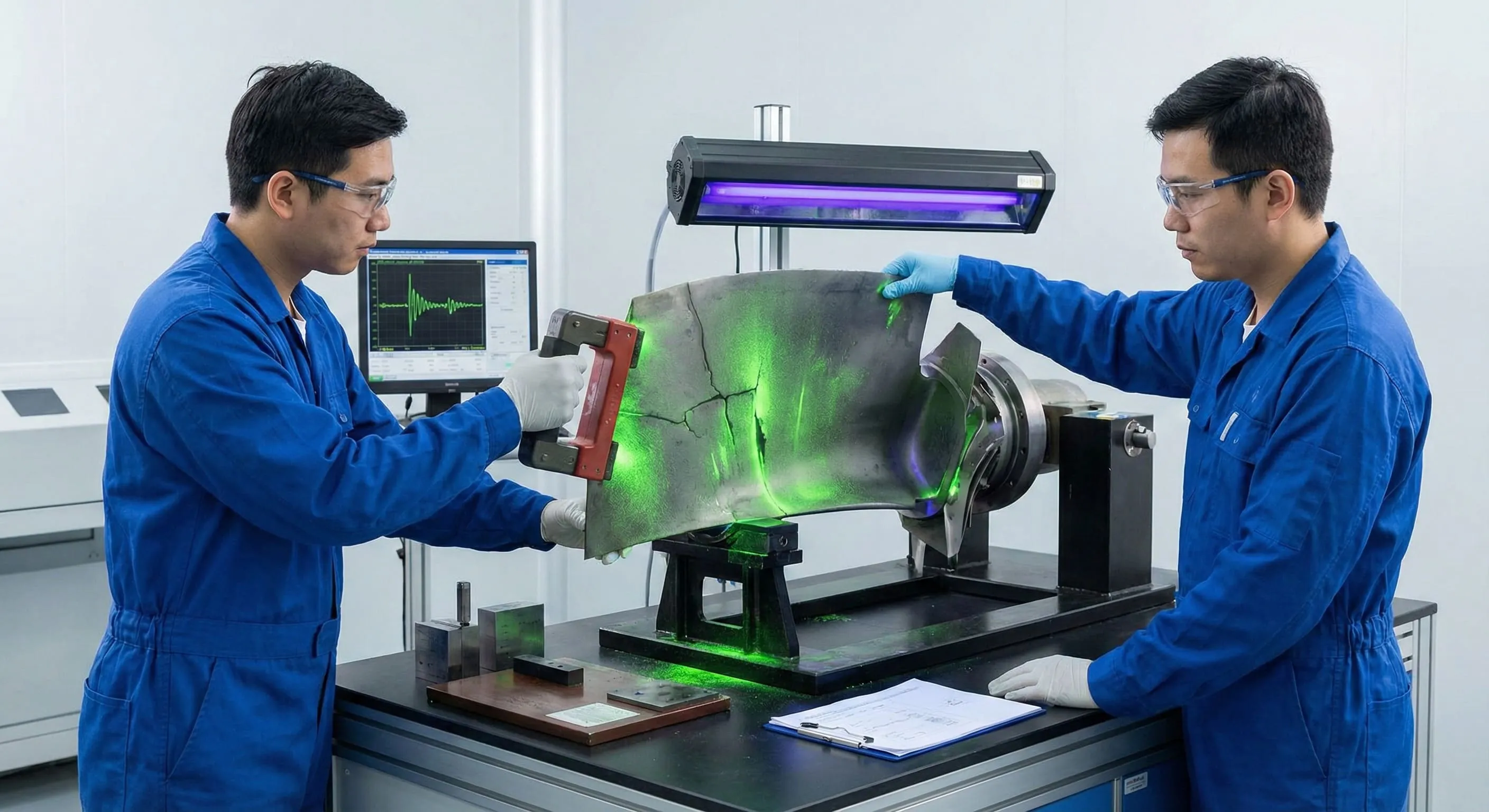 攻克 Nadcap 台灣認證！深入解析 MT檢測標準與磁粉探