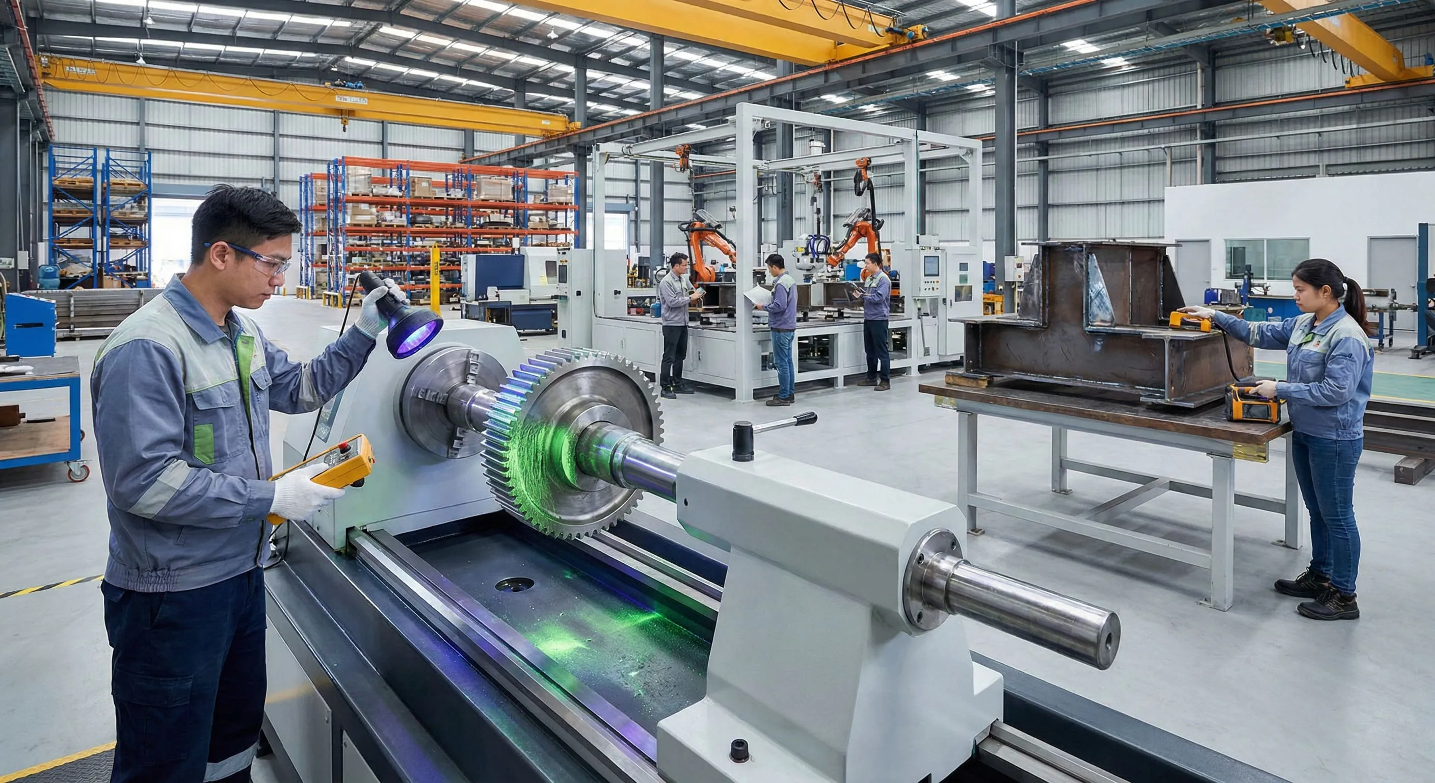 廠房擴建必看！攜帶式與臥式磁力探傷機的選型策略與客製化磁檢設