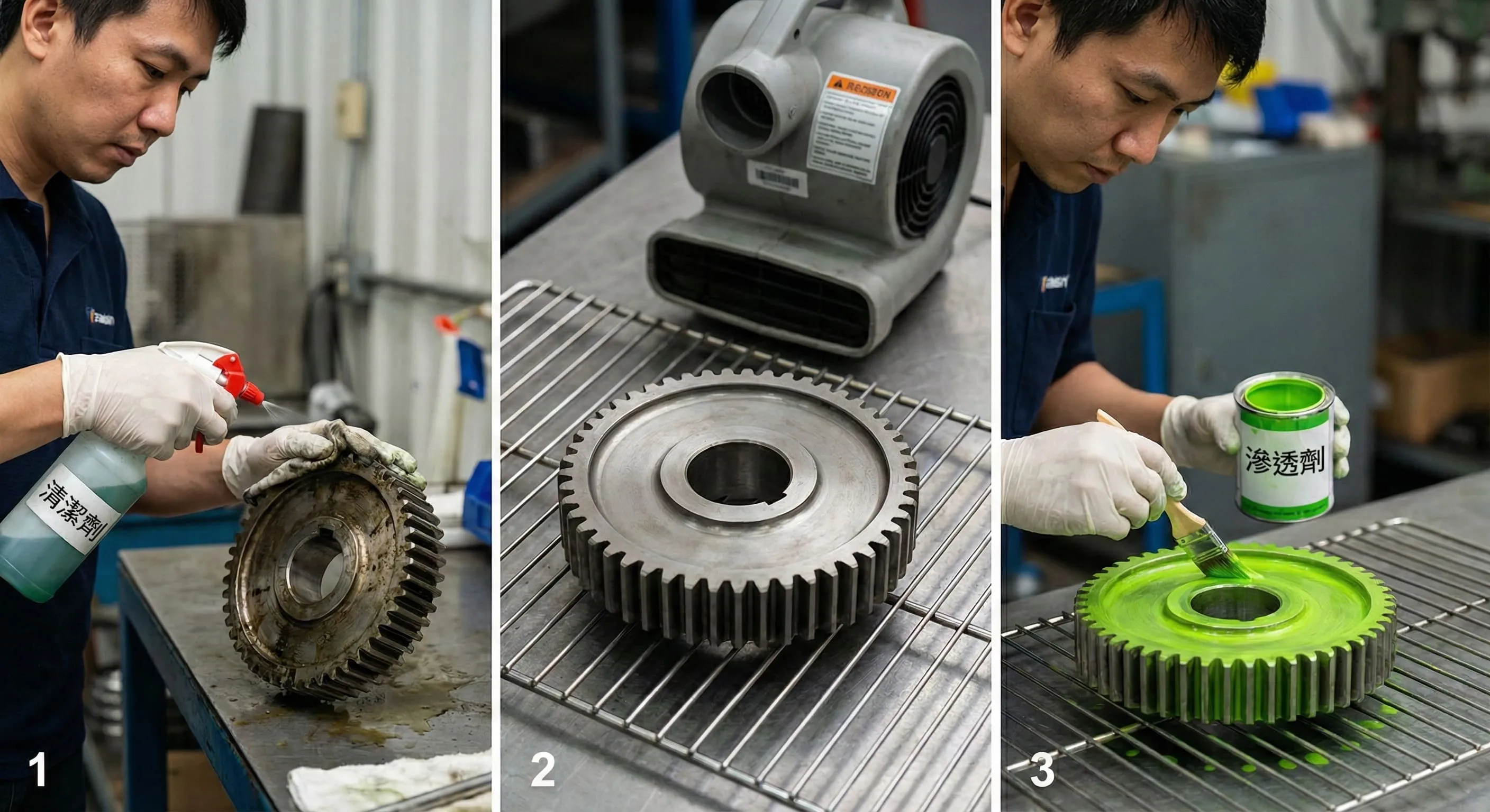 探傷黃金三部曲（上）：打造無阻礙的毛細通道