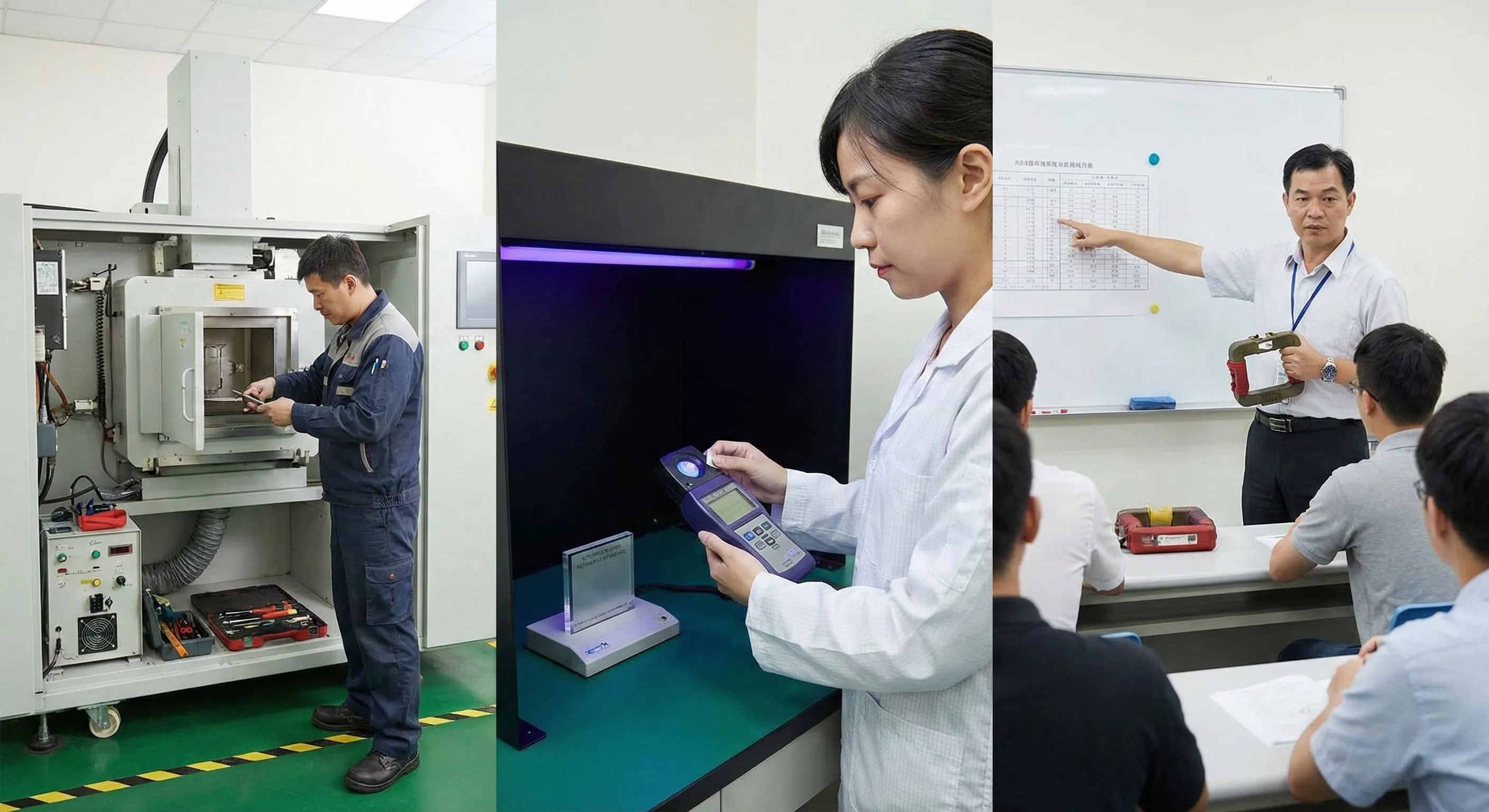 新莊非破壞檢測首選:從設備維修、紫外線強度計校正到證照培訓的