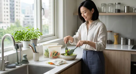 打造無痕質感生活：從環保食物袋到萬用清潔刷的綠色廚房升級指南