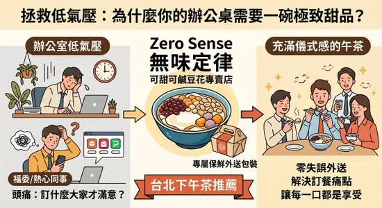 辦公室下午茶外送推薦！高顏值「料湯分離」豆花外送，神仙級點心隨叫隨到