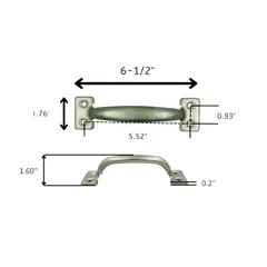 WH-7001 6-1/2" 手把規格