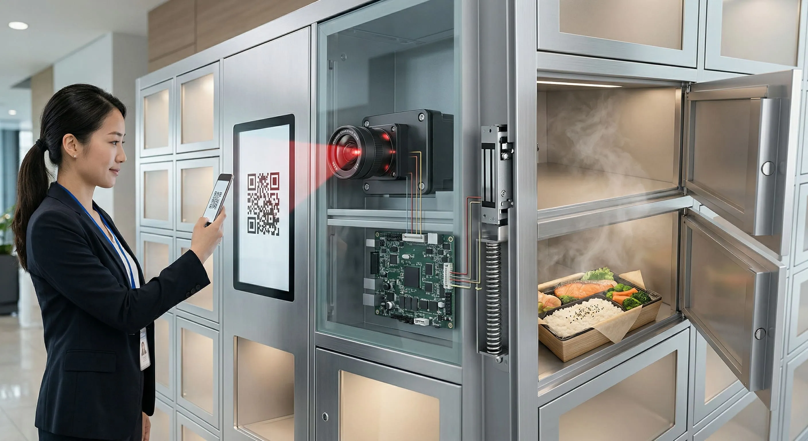 3-2掃碼智能取餐機