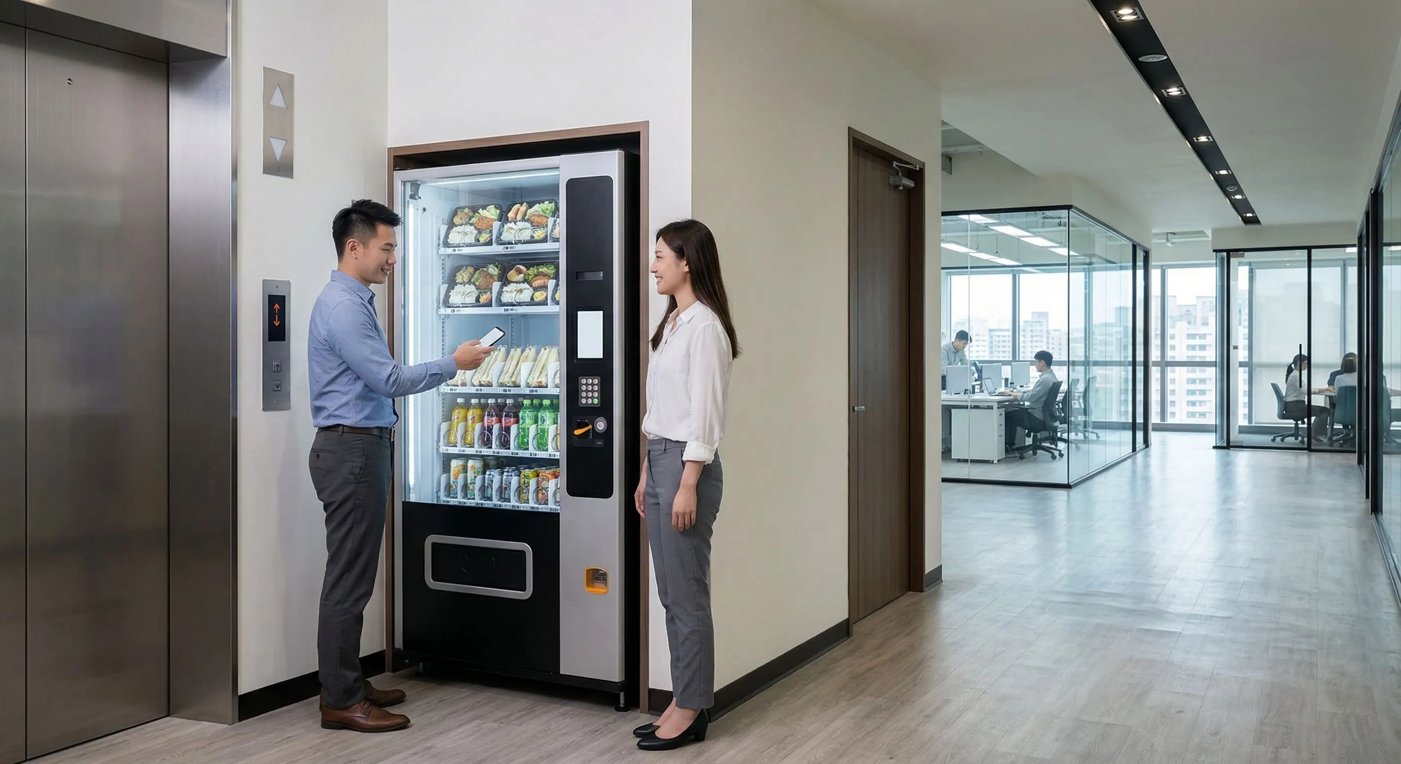 智能熱食機進駐