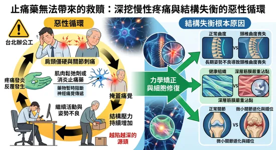 台北疼痛科推薦：破解肩頸僵硬原因，PRP注射與無創理療終結慢性疼痛