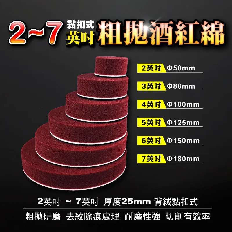 魔鬼氈式 拋光研磨耗材
