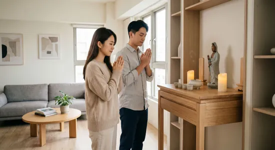 傳承與現代的交匯：神明桌與泡茶桌的居家空間美學