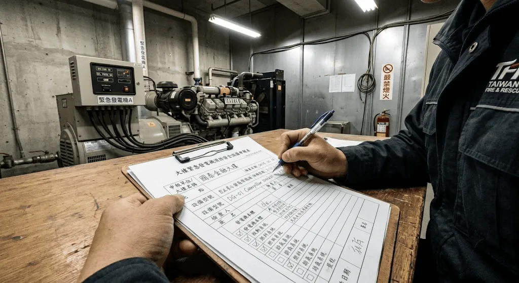 大樓發電機消防申報