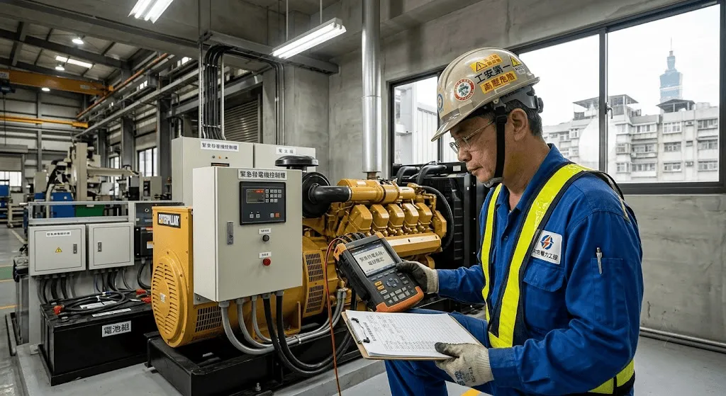 工廠緊急供電系統檢驗