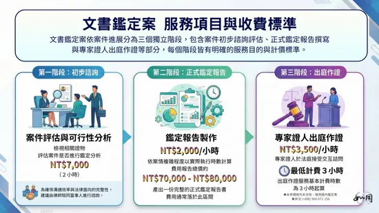 筆跡鑑定、印文鑑定、影本鑑定、偽變造鑑定