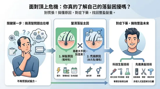 告別稀疏髮際線！破解男性落髮迷思與無痕增毛髮片全攻略