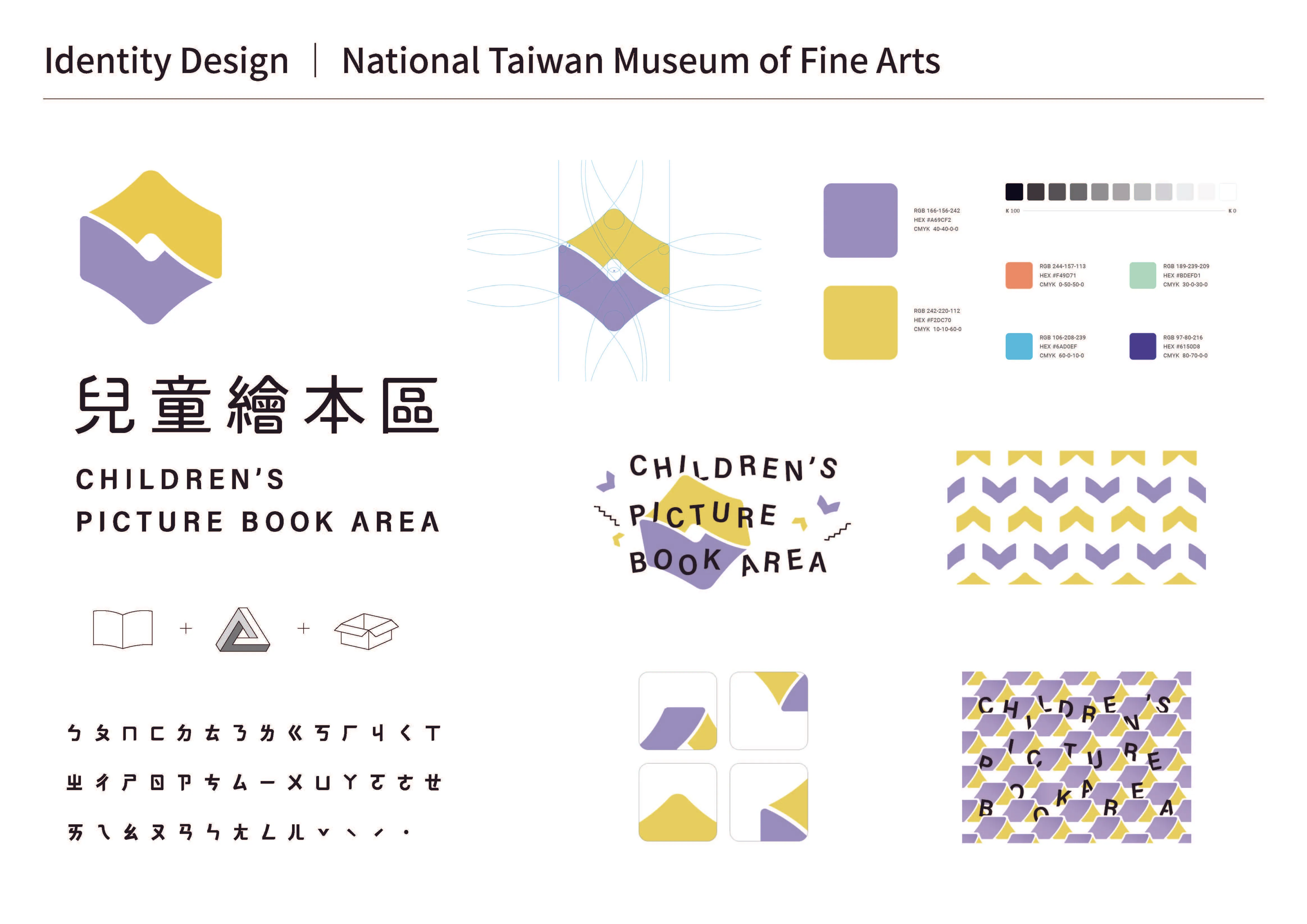 國立臺灣美術館兒童繪本區品牌識別設計