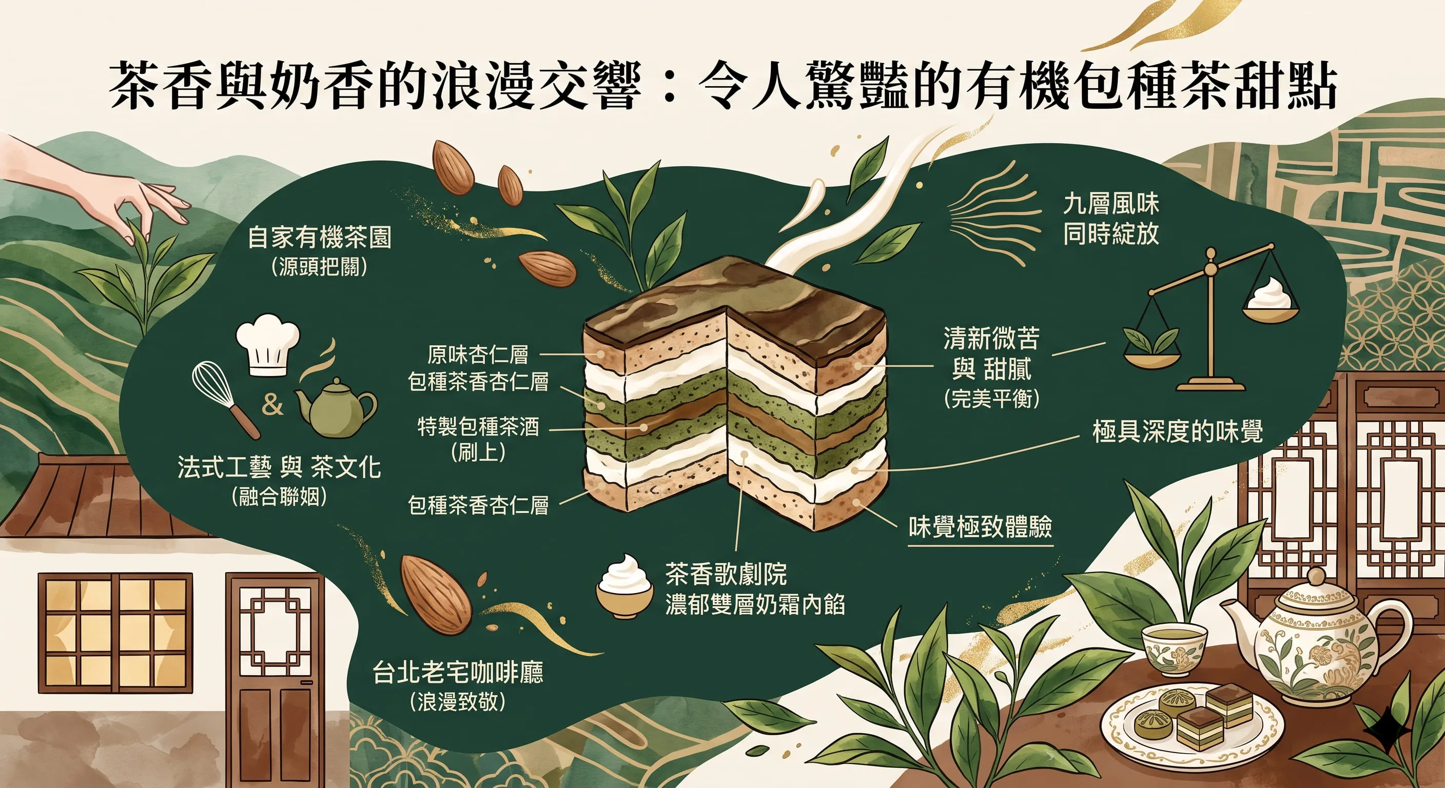 有機包種茶甜點