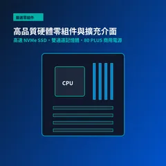 高品質硬體零組件與多功能擴充介面