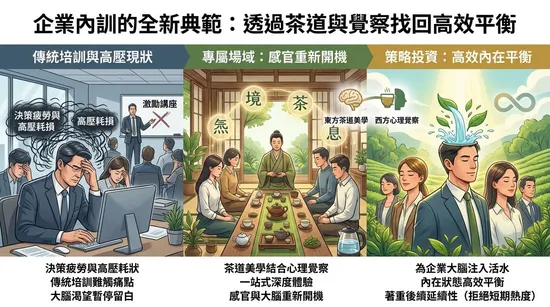 從一杯茶開啟的頻率轉換：為企業與個人量身打造的身心靈成長空間