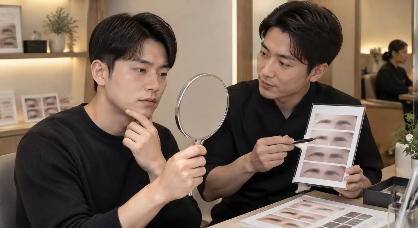 男生霧眉