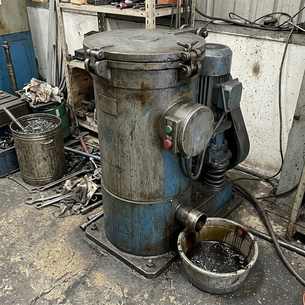 直立式脫油機.