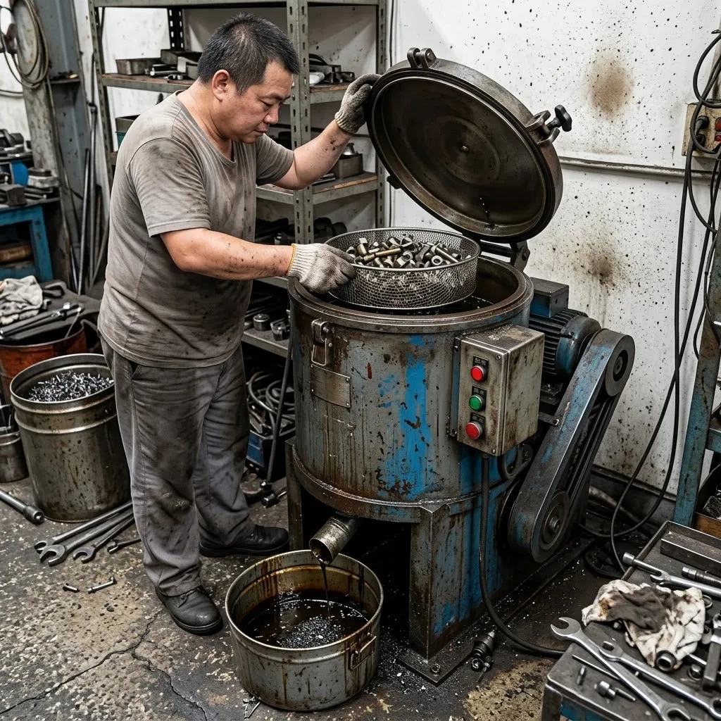 五金零件脫油機