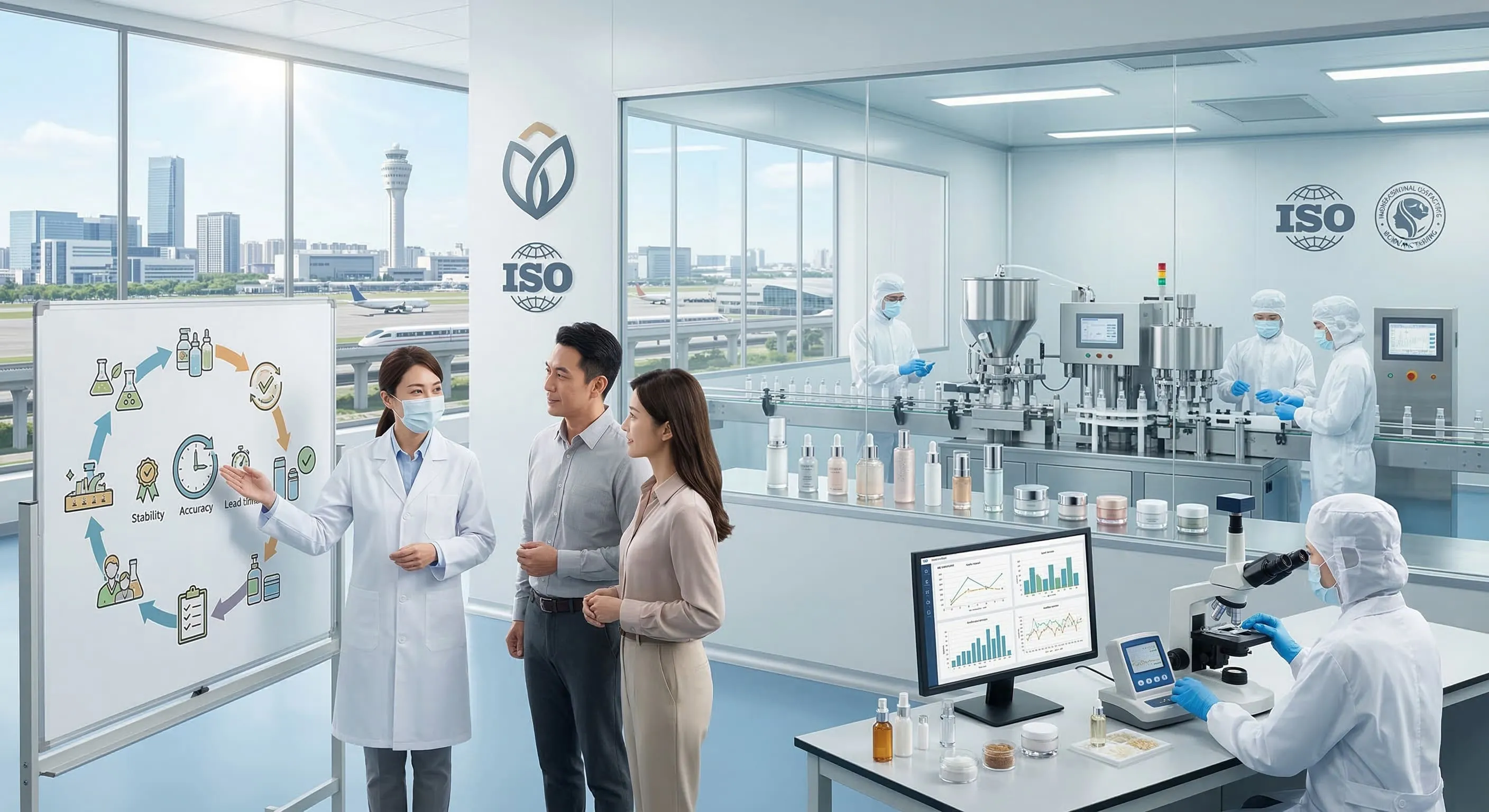 4-3在地化優勢與國際級標準：選擇專業桃園化妝品代工廠的長遠