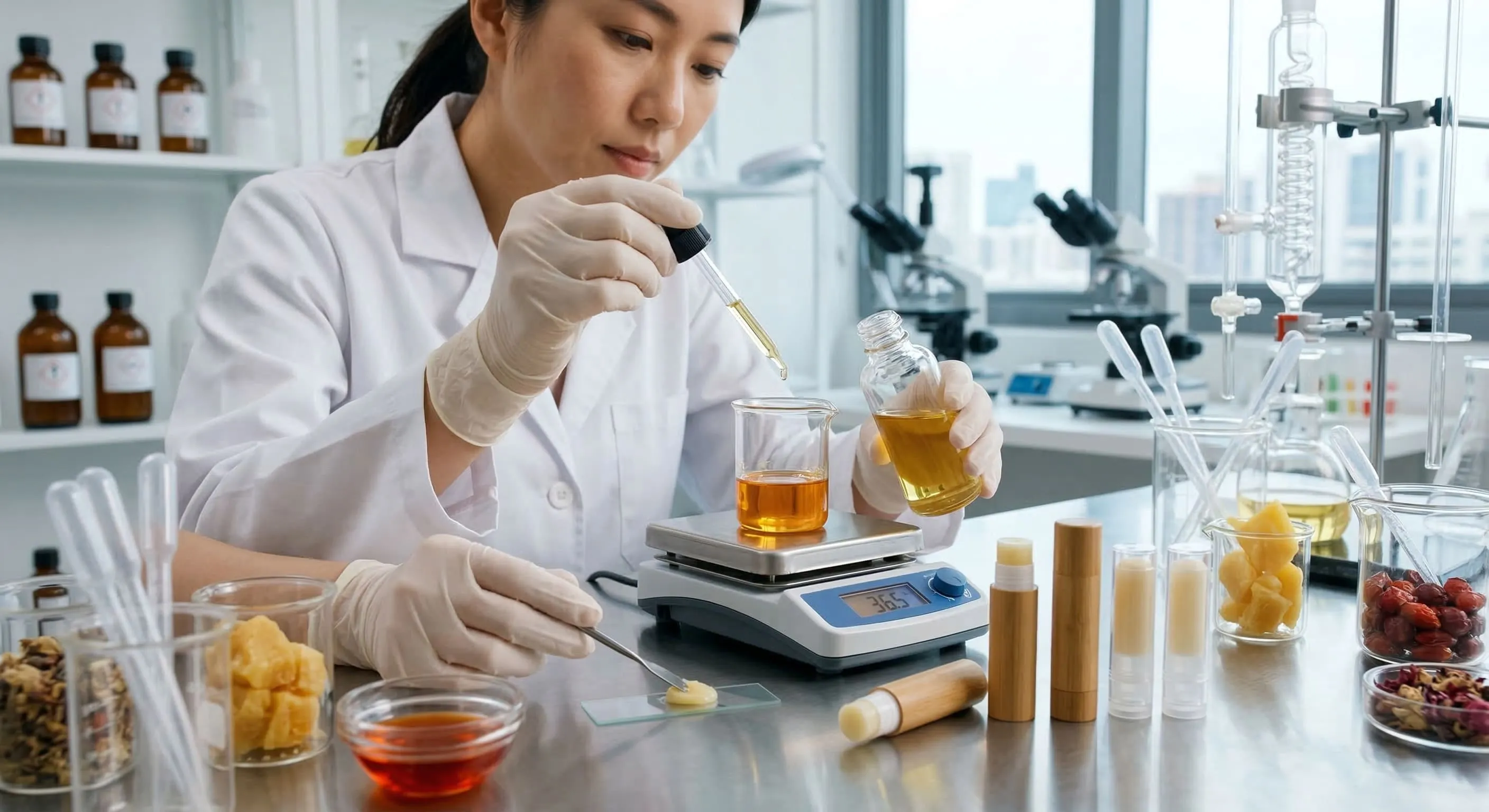 5-2唇部護理的蠟基藝術：護唇膏代工的熔點與滋潤平衡