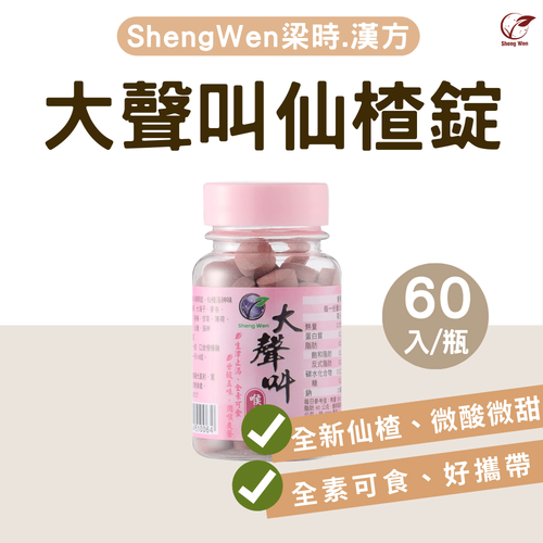 梁時大聲叫仙楂錠喉糖