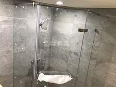 五角型淋浴間 乾濕分離 淋浴拉門 淋浴玻璃門