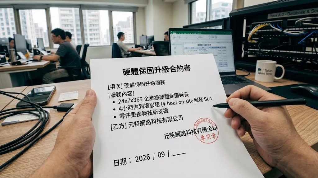 硬體保固升級