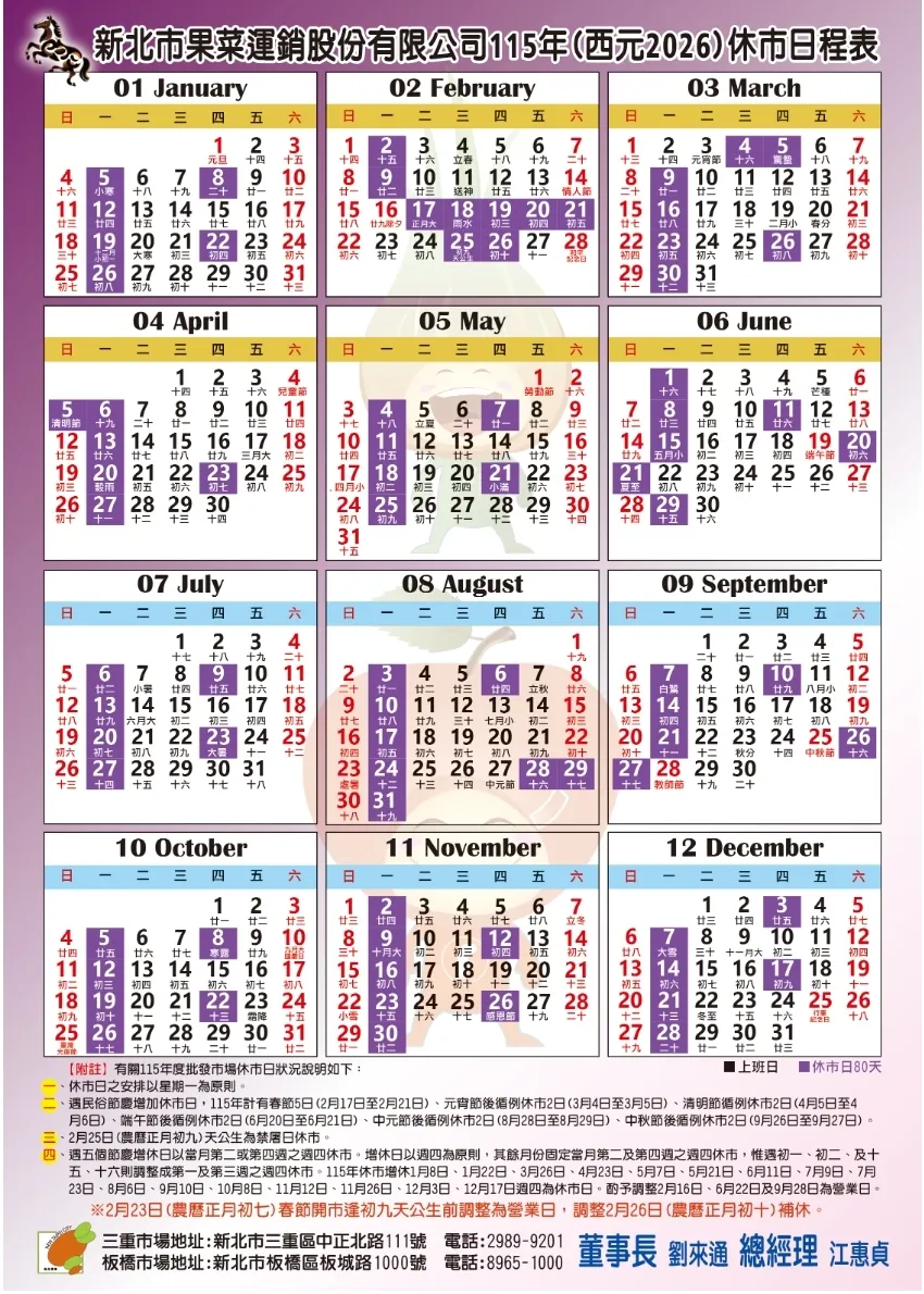 生鮮蔬果農產品批發配送