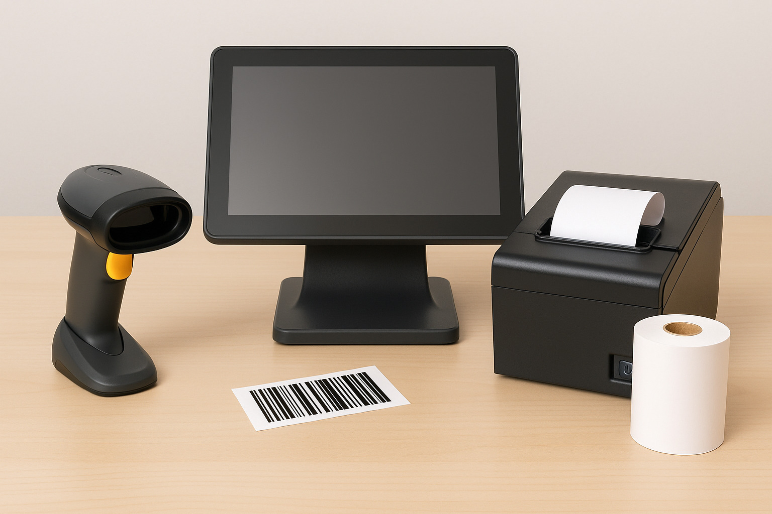 餐飲店必備設備推薦：二維條碼掃描器、收銀系統