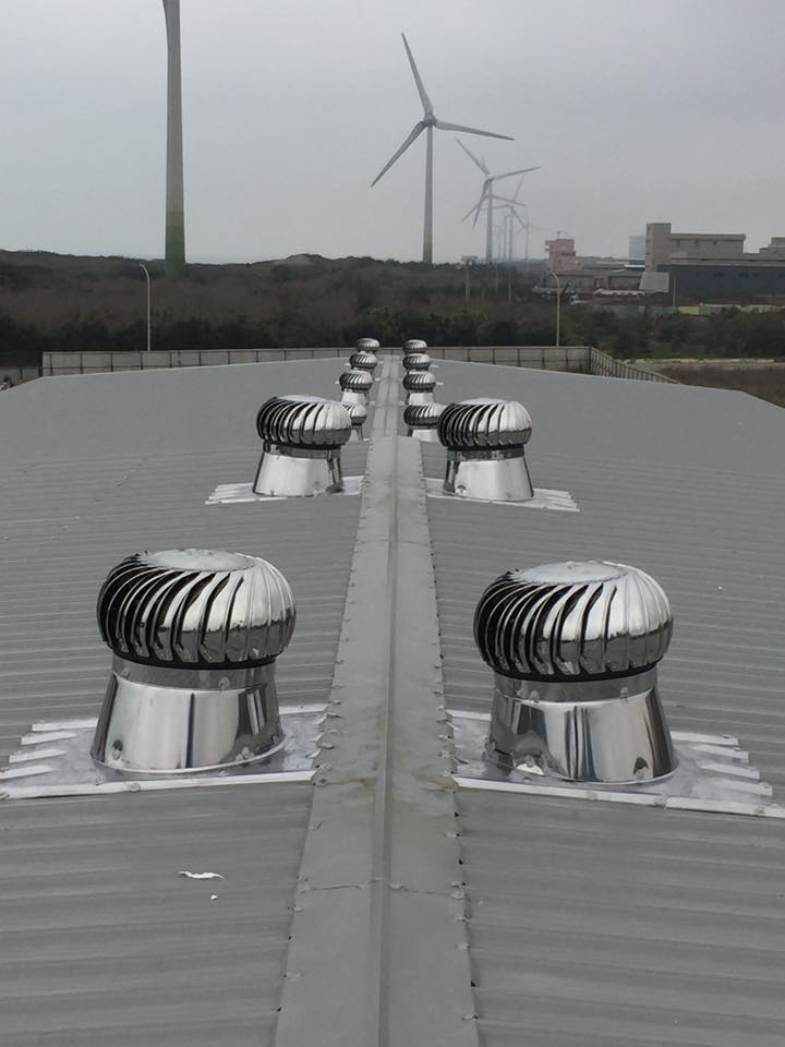 屋頂４吋～３６吋免動力自然通風球