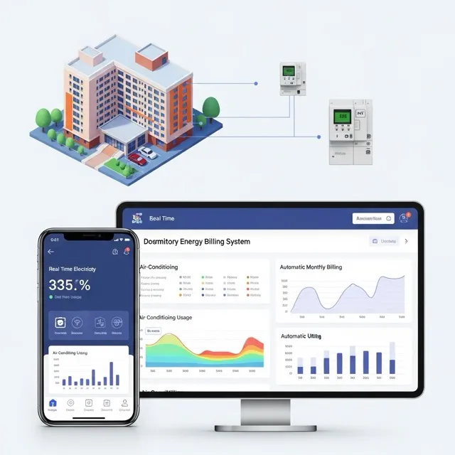 宿舍計費系統與用電數據可視化