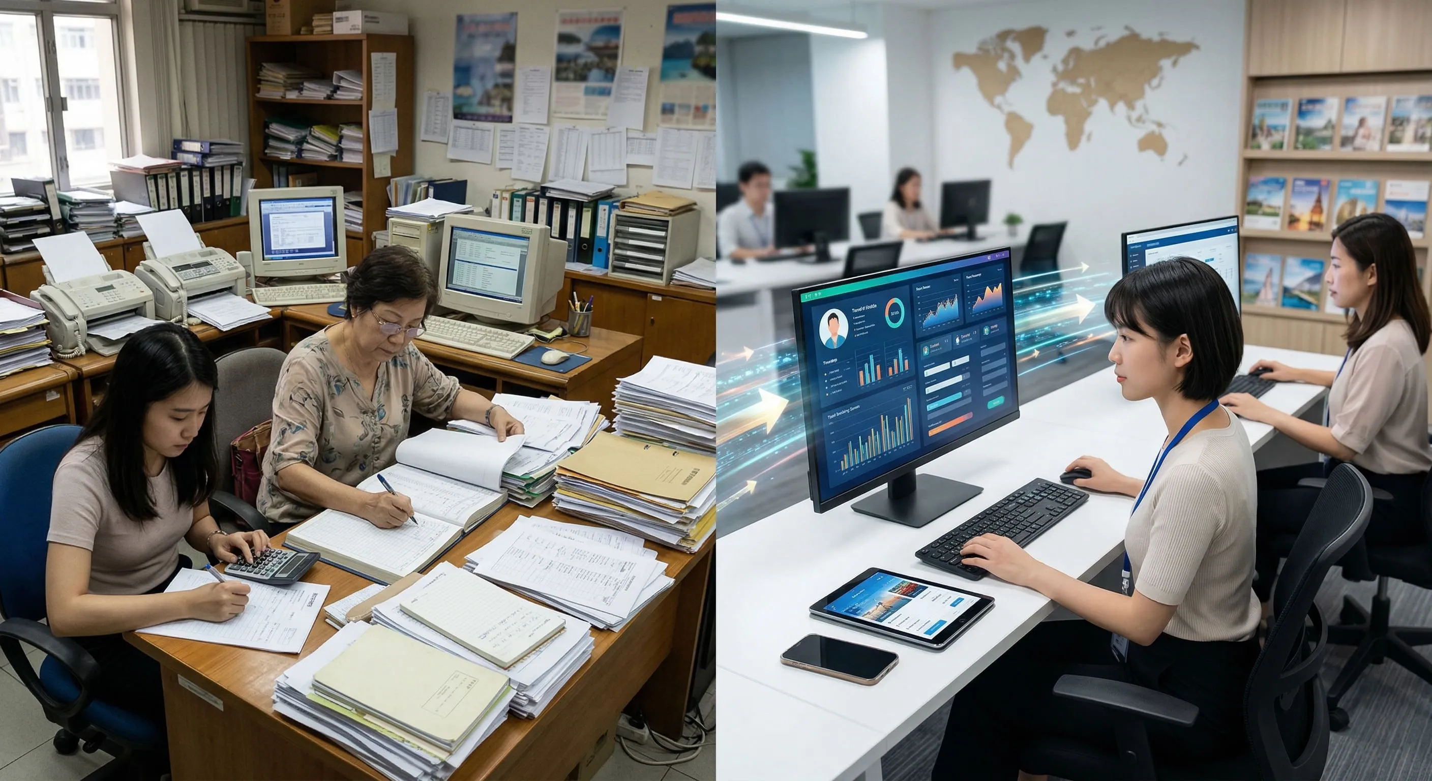 告別紙本與混亂帳務！專屬旅遊業的數位轉型與 ERP 系統導入指南