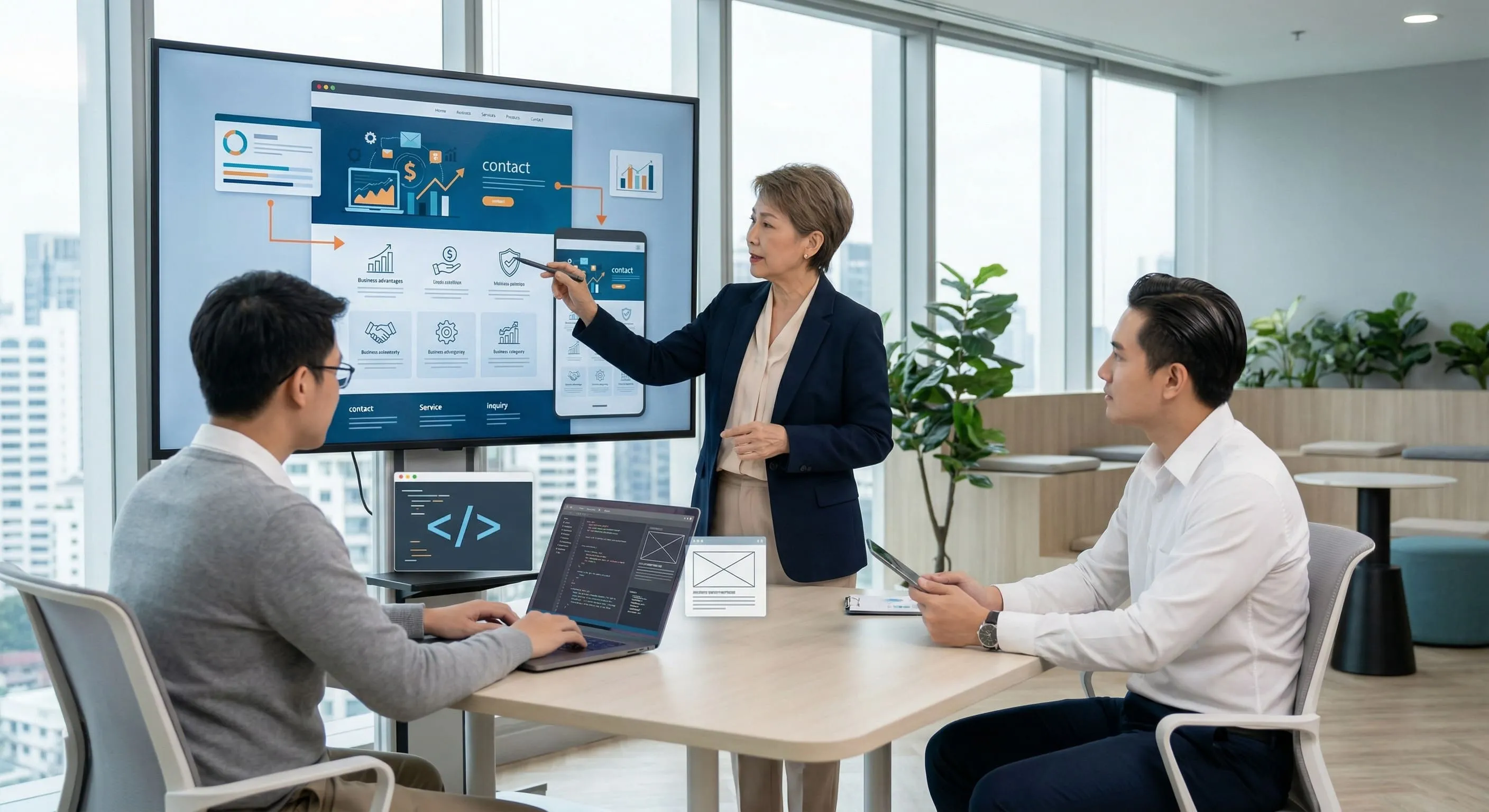 打造高轉換率企業門面：客製化網站設計與 SEO 佈局策略