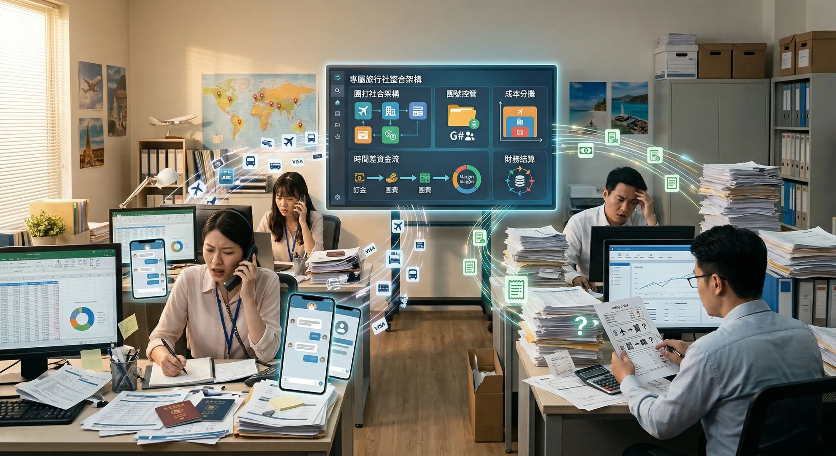 終結旅遊業對帳夢魘：進銷存、財會與 CRM 系統的無縫整合