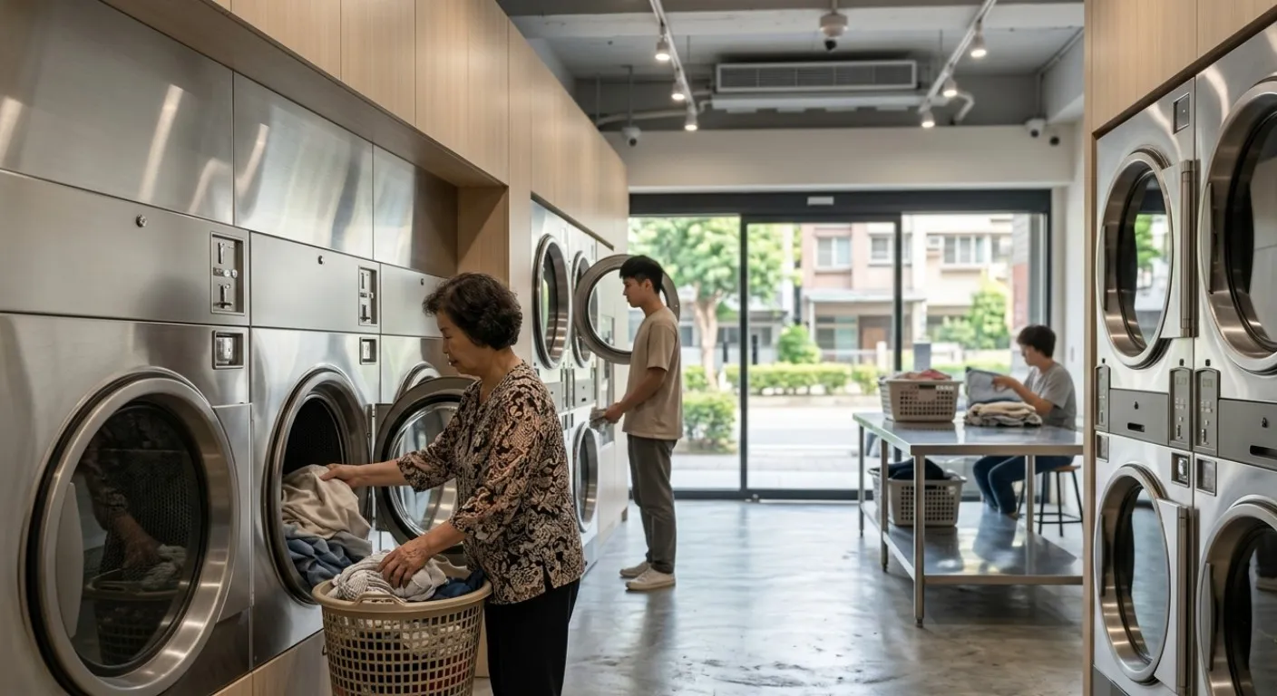 複合式自助洗衣