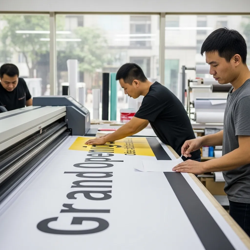 新形像廣告 &ndash; 割字、印刷到現場施工全方位服務