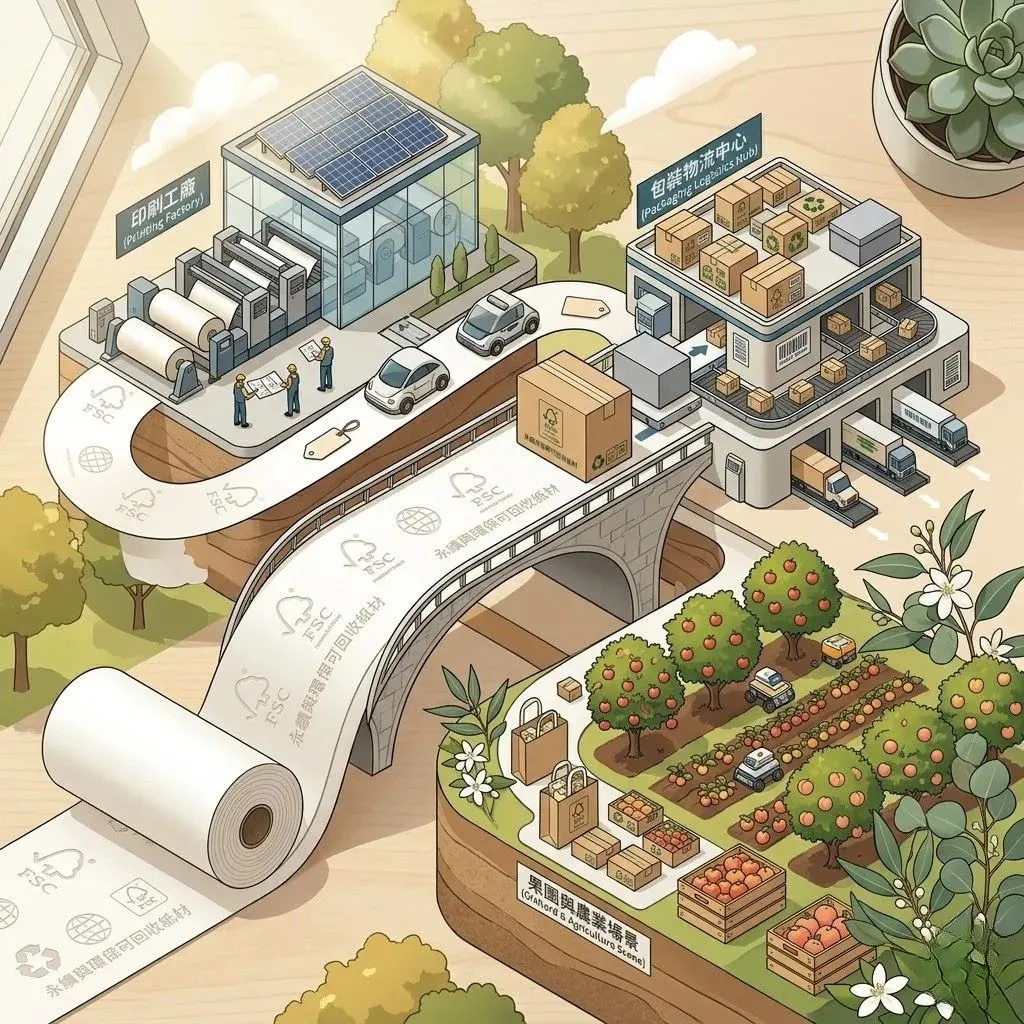 高品質水果套袋與包裝包材方案：FSC 認證專業紙材