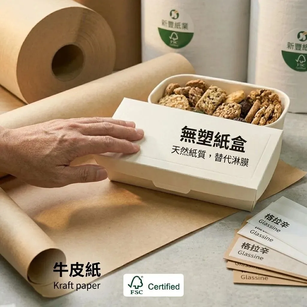 多元紙材,永續來源