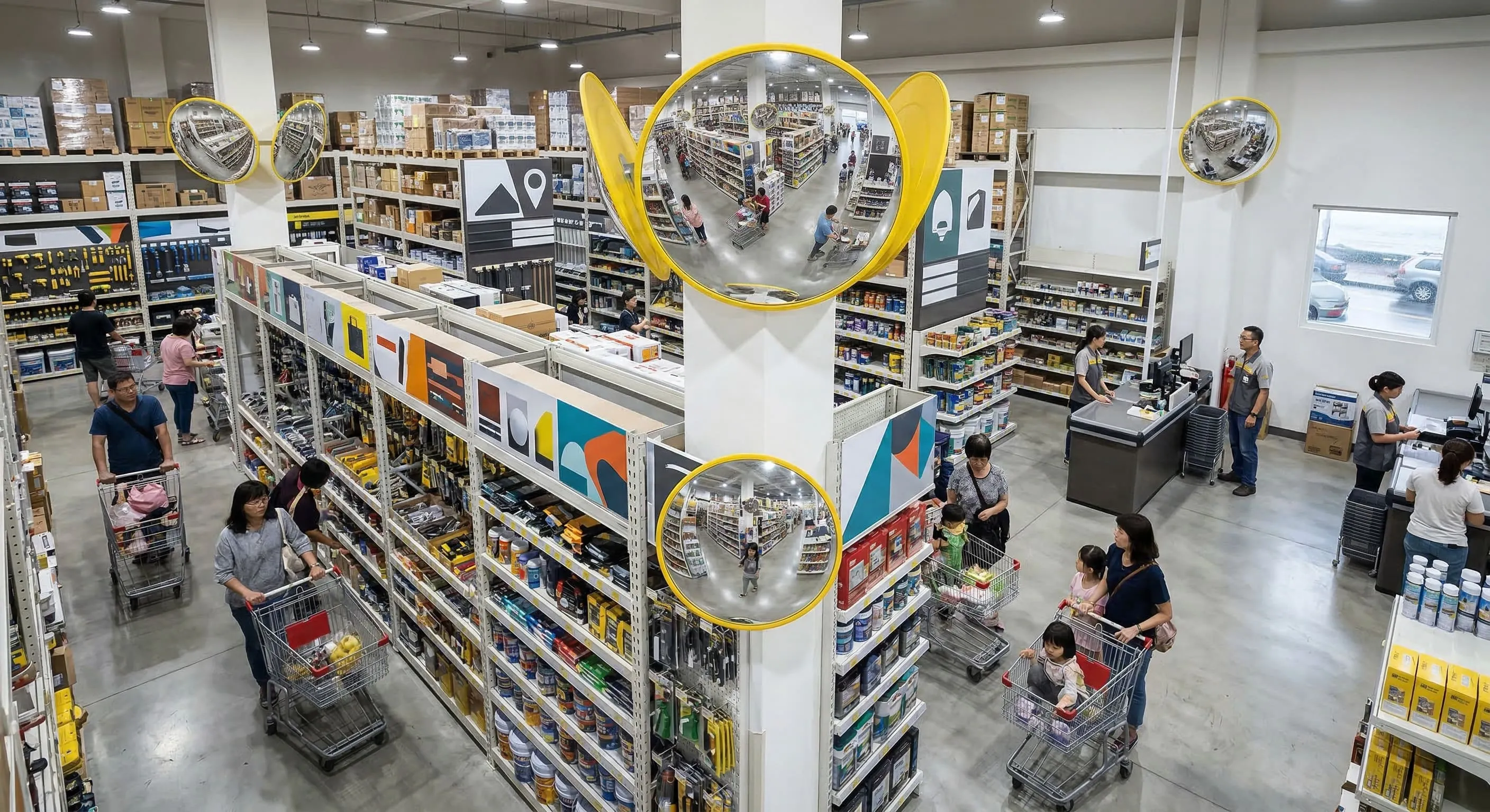 2-2商業空間的隱形保全：賣場防竊與防撞的實務應用