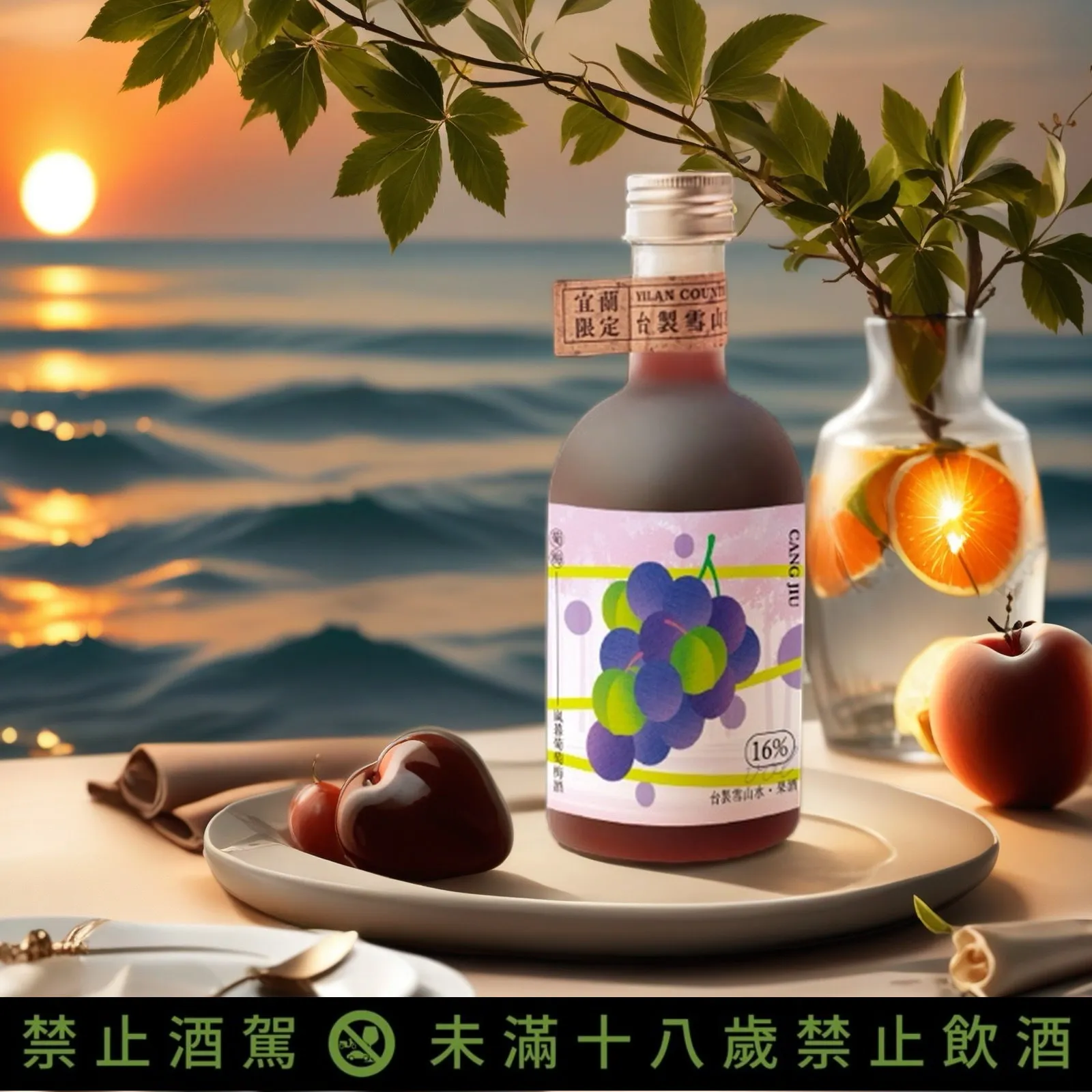 宜蘭 雪山水果酒 嵐暮葡萄沒酒